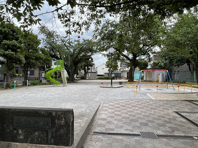 蓮沼公園-北側から